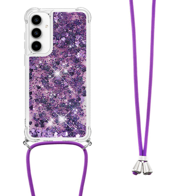 Coque Samsung Galaxy A37 Cœur Violet Foncé