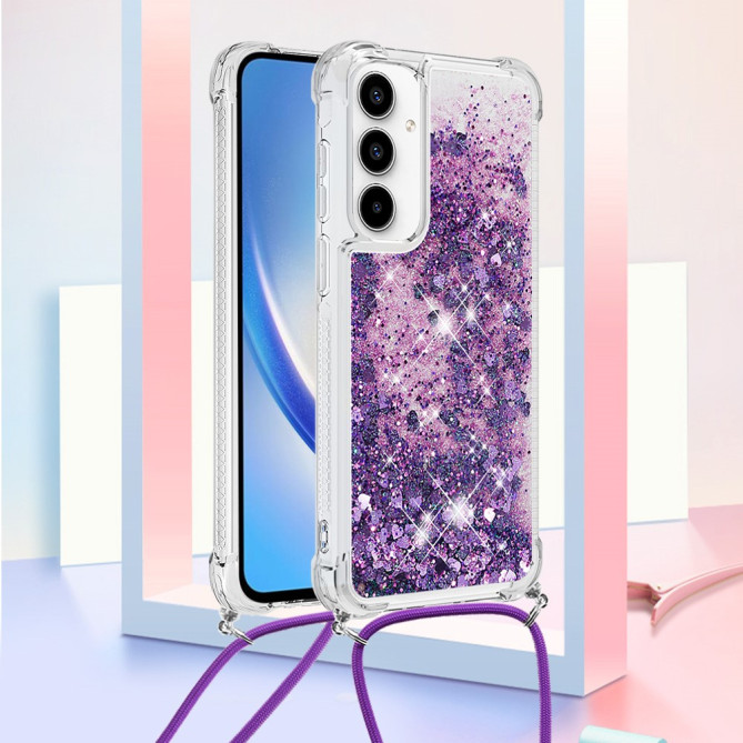 Coque Samsung Galaxy A37 Cœur Violet Foncé