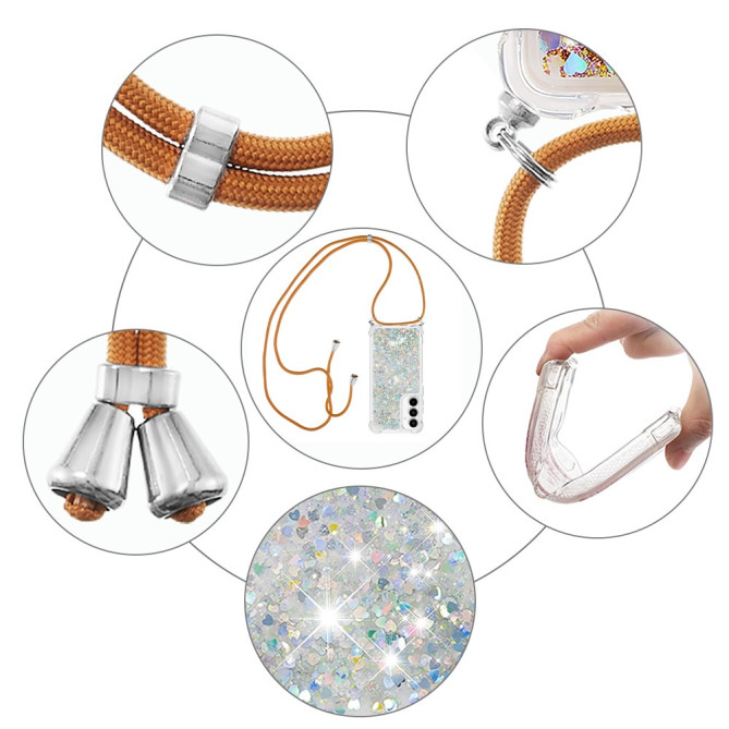 Coque Samsung Galaxy A37 Cœur Argent