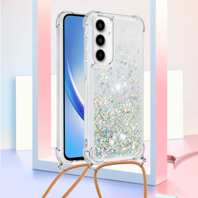 Coque Samsung Galaxy A37 Cœur Argent