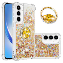 Coque Samsung Galaxy A37 Cœur Doré avec Support