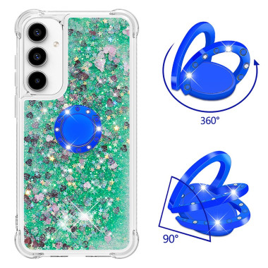 Coque Samsung Galaxy A37 Cœur Vert avec Support