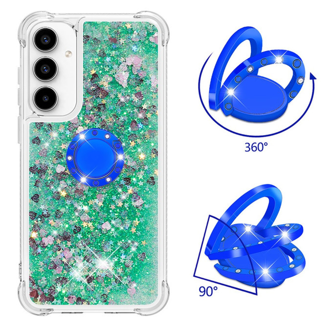 Coque Samsung Galaxy A37 Cœur Vert avec Support