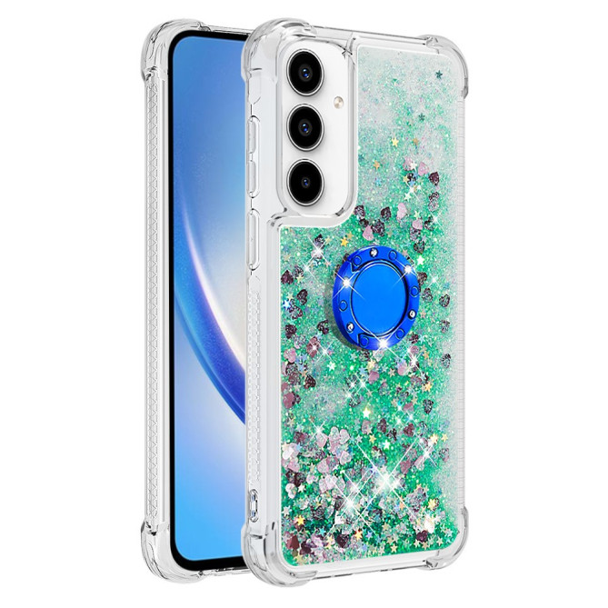 Coque Samsung Galaxy A37 Cœur Vert avec Support