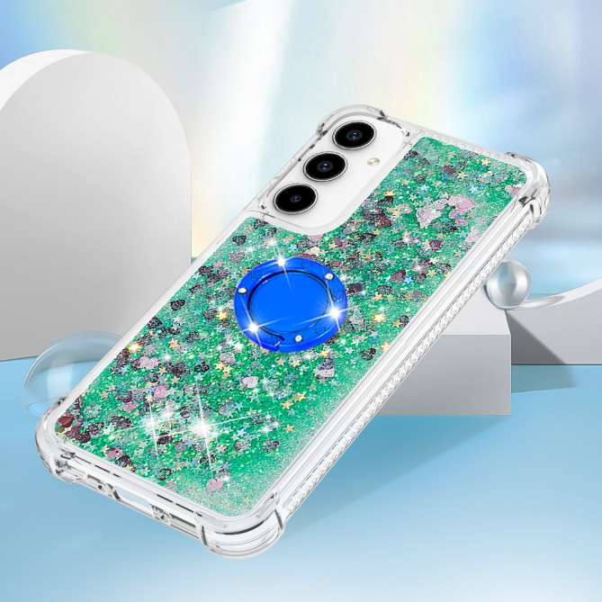 Coque Samsung Galaxy A37 Cœur Vert avec Support