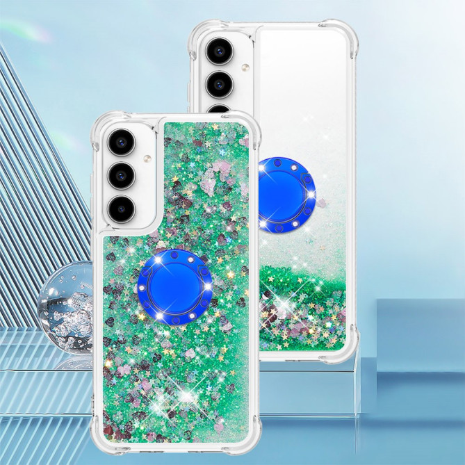 Coque Samsung Galaxy A37 Cœur Vert avec Support