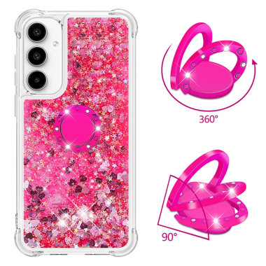Coque Samsung Galaxy A37 Cœur Rose avec Support