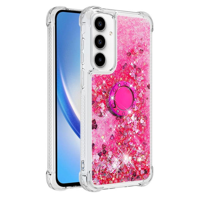 Coque Samsung Galaxy A37 Cœur Rose avec Support