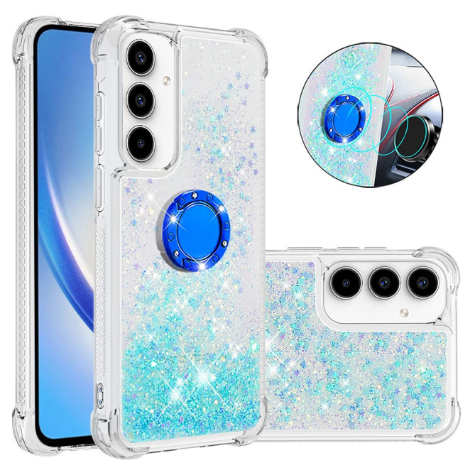 Coque Samsung Galaxy A37 Étoile Bleu avec Support