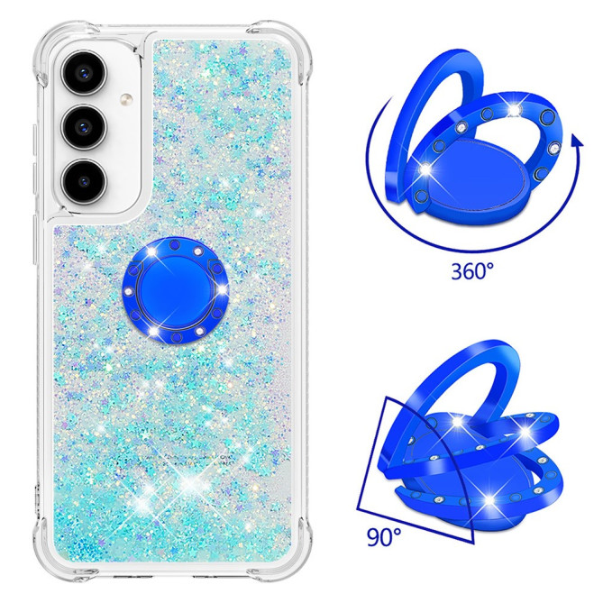 Coque Samsung Galaxy A37 Étoile Bleu avec Support