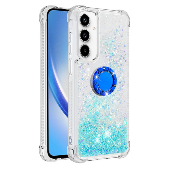 Coque Samsung Galaxy A37 Étoile Bleu avec Support