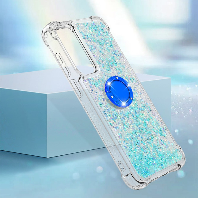 Coque Samsung Galaxy A37 Étoile Bleu avec Support