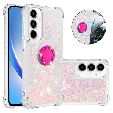 Coque Samsung Galaxy A37 Étoile Rose avec Support