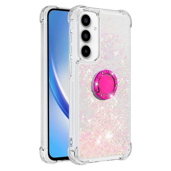 Coque Samsung Galaxy A37 Étoile Rose avec Support