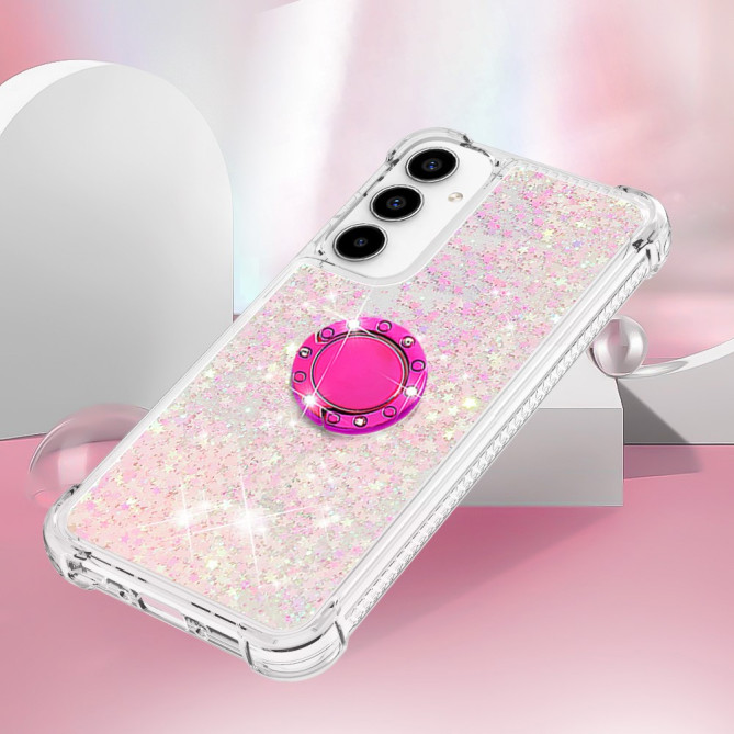 Coque Samsung Galaxy A37 Étoile Rose avec Support