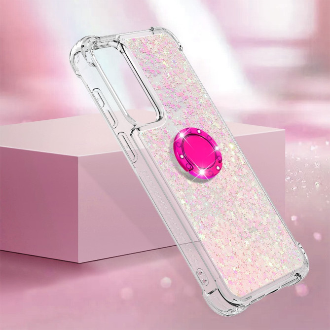 Coque Samsung Galaxy A37 Étoile Rose avec Support