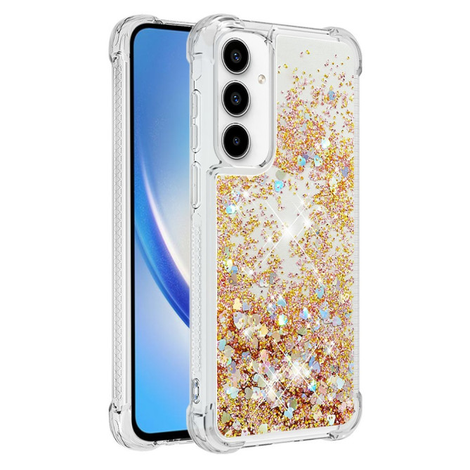 Coque Samsung Galaxy A37 Cœur Doré Anti-Chocs