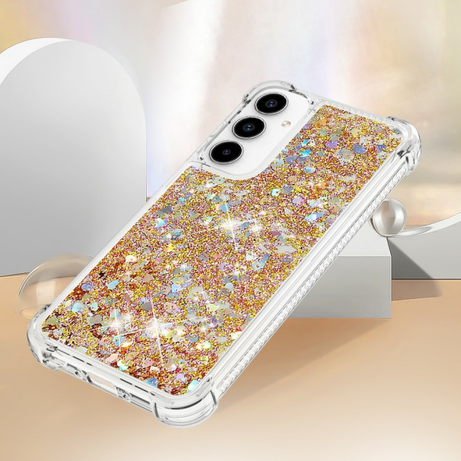 Coque Samsung Galaxy A37 Cœur Doré Anti-Chocs