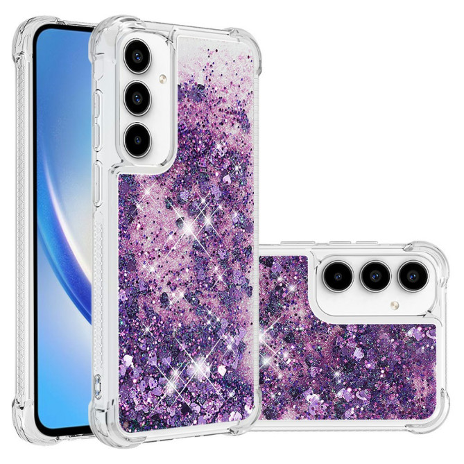 Coque Samsung Galaxy A37 Cœur Violet Foncé Anti-Chocs