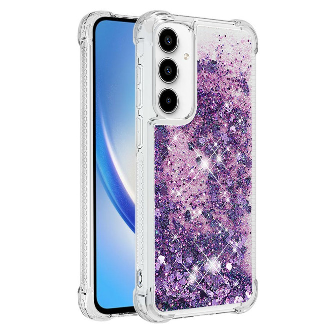 Coque Samsung Galaxy A37 Cœur Violet Foncé Anti-Chocs