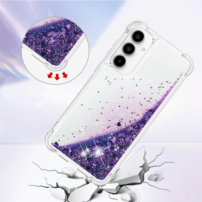 Coque Samsung Galaxy A37 Cœur Violet Foncé Anti-Chocs