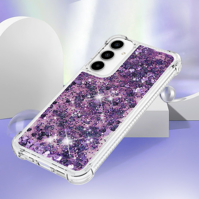 Coque Samsung Galaxy A37 Cœur Violet Foncé Anti-Chocs