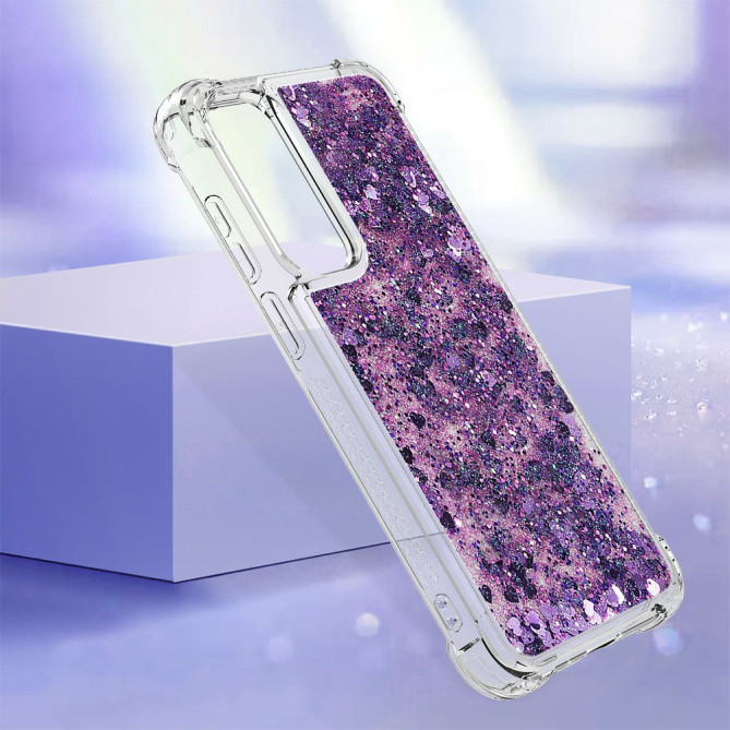 Coque Samsung Galaxy A37 Cœur Violet Foncé Anti-Chocs