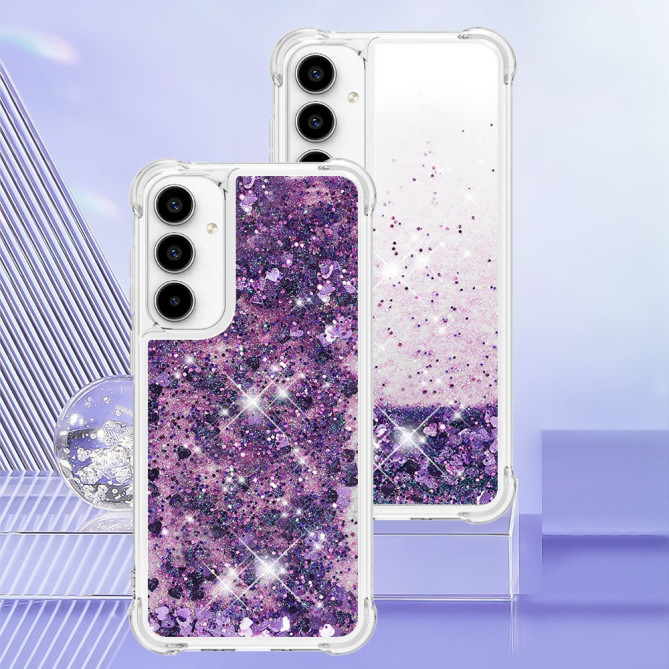 Coque Samsung Galaxy A37 Cœur Violet Foncé Anti-Chocs