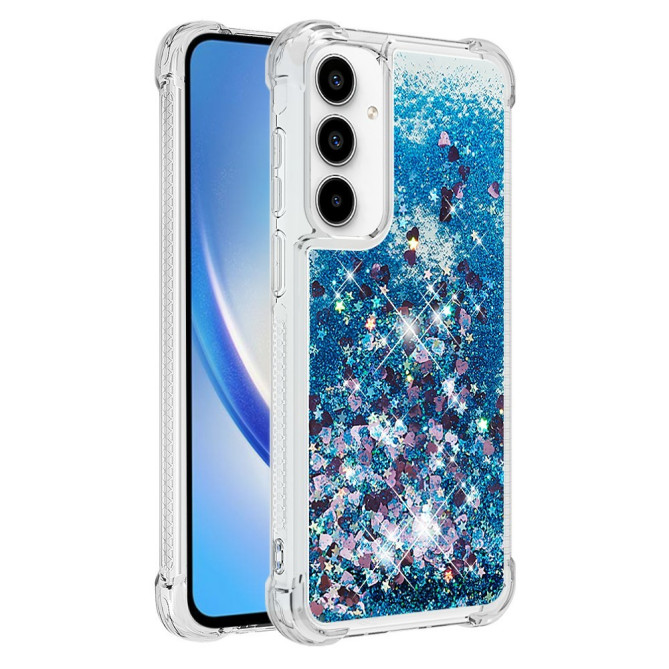Coque Samsung Galaxy A37 Cœur Bleu Anti-Chocs