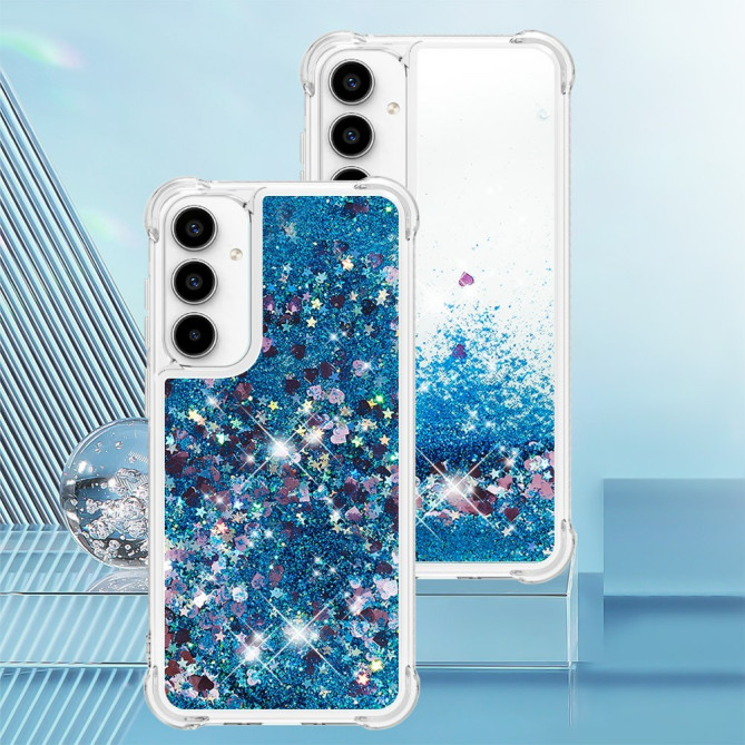 Coque Samsung Galaxy A37 Cœur Bleu Anti-Chocs