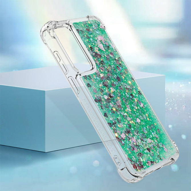 Coque Samsung Galaxy A37 Cœur Vert Anti-Chocs
