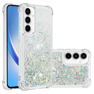 Coque Samsung Galaxy A37 Cœur Argent Anti-Chocs