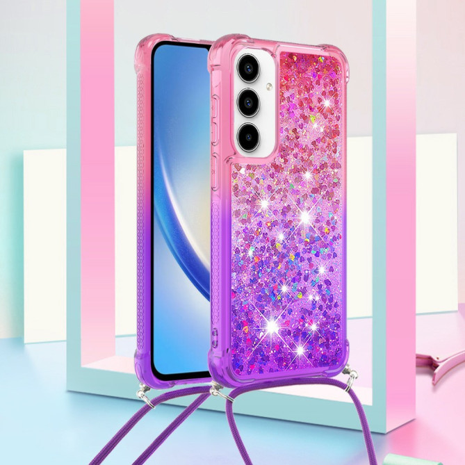 Coque Samsung Galaxy A37 Pink / Purple Dragonne