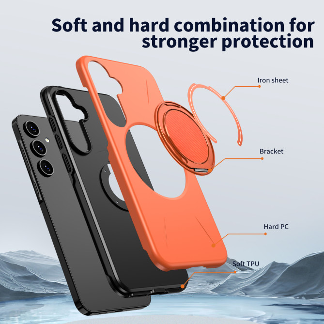 Coque Samsung Galaxy A37 TPU + PC avec Support ALBA