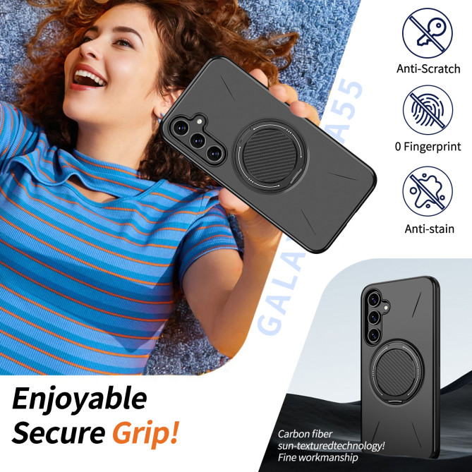 Coque Samsung Galaxy A37 TPU + PC avec Support ALBA