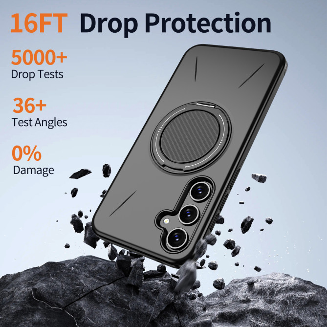 Coque Samsung Galaxy A37 TPU + PC avec Support ALBA