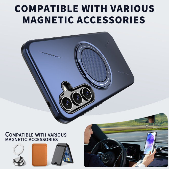 Coque Samsung Galaxy A37 TPU + PC avec Support ALBA