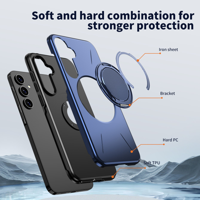 Coque Samsung Galaxy A37 TPU + PC avec Support ALBA