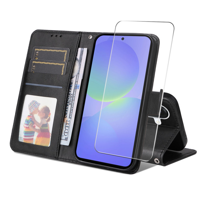 Housse Samsung Galaxy A37 ENKAY Verre Trempé avec Support