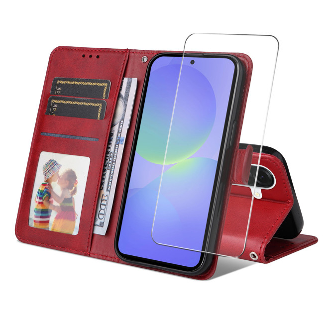 Housse Samsung Galaxy A37 ENKAY Verre Trempé avec Support