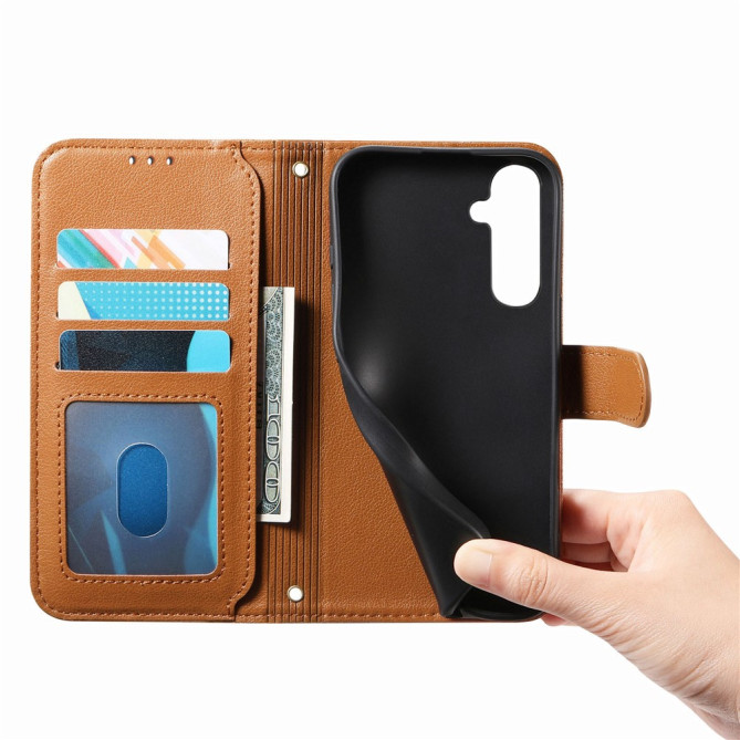 Housse Samsung Galaxy A37 Simili Cuir Fermeture Éclair ILIA