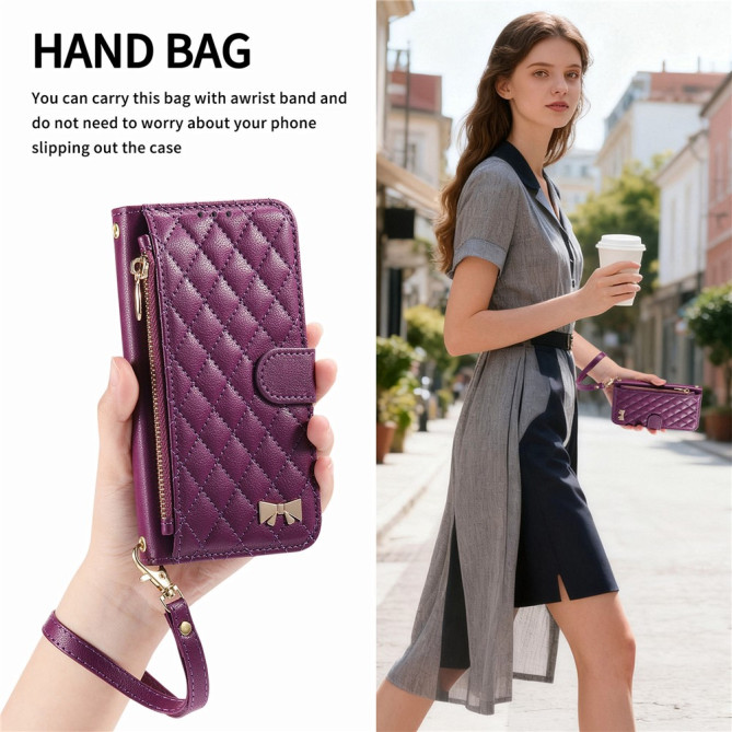 Housse Samsung Galaxy A37 Simili Cuir Fermeture Éclair ILIA