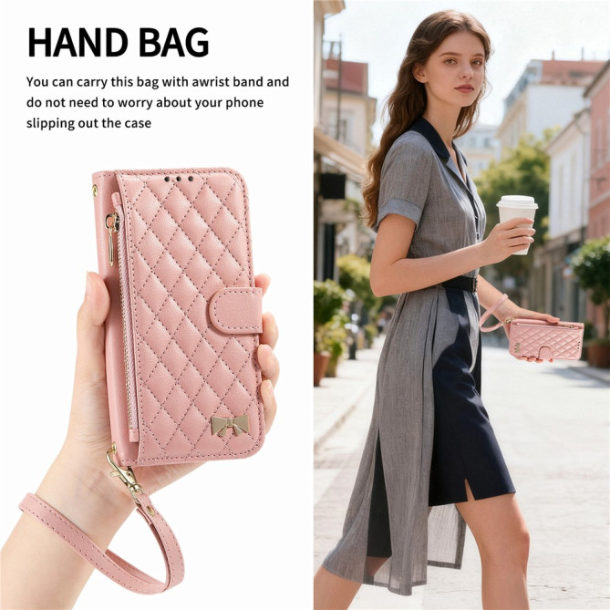 Housse Samsung Galaxy A37 Simili Cuir Fermeture Éclair ILIA