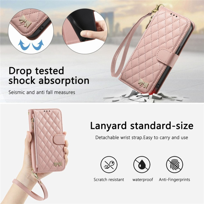 Housse Samsung Galaxy A37 Simili Cuir Fermeture Éclair ILIA