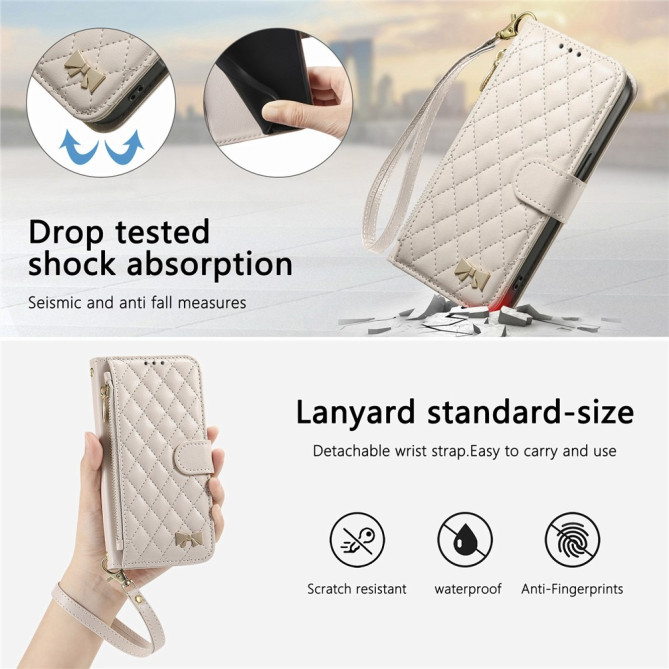 Housse Samsung Galaxy A37 Simili Cuir Fermeture Éclair ILIA