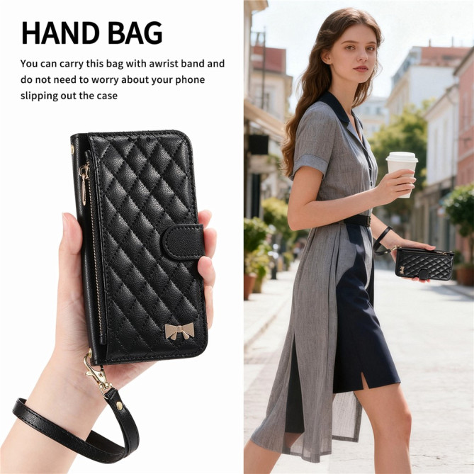 Housse Samsung Galaxy A37 Simili Cuir Fermeture Éclair ILIA