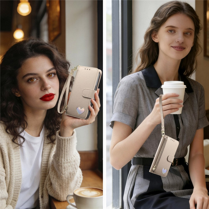 Housse Samsung Galaxy A37 Simili Cuir Fermeture Éclair JADE