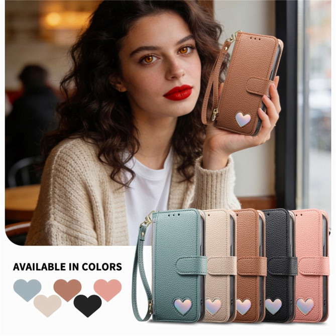 Housse Samsung Galaxy A37 Simili Cuir Fermeture Éclair JADE