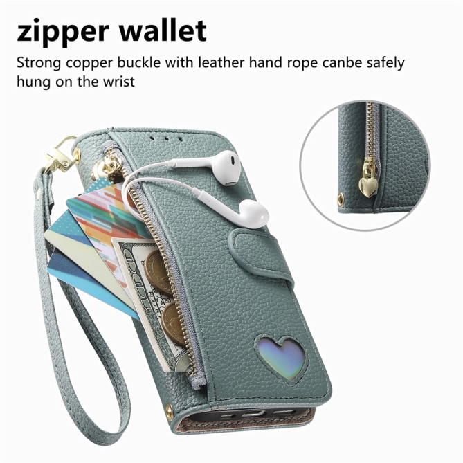 Housse Samsung Galaxy A37 Simili Cuir Fermeture Éclair JADE