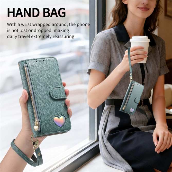 Housse Samsung Galaxy A37 Simili Cuir Fermeture Éclair JADE